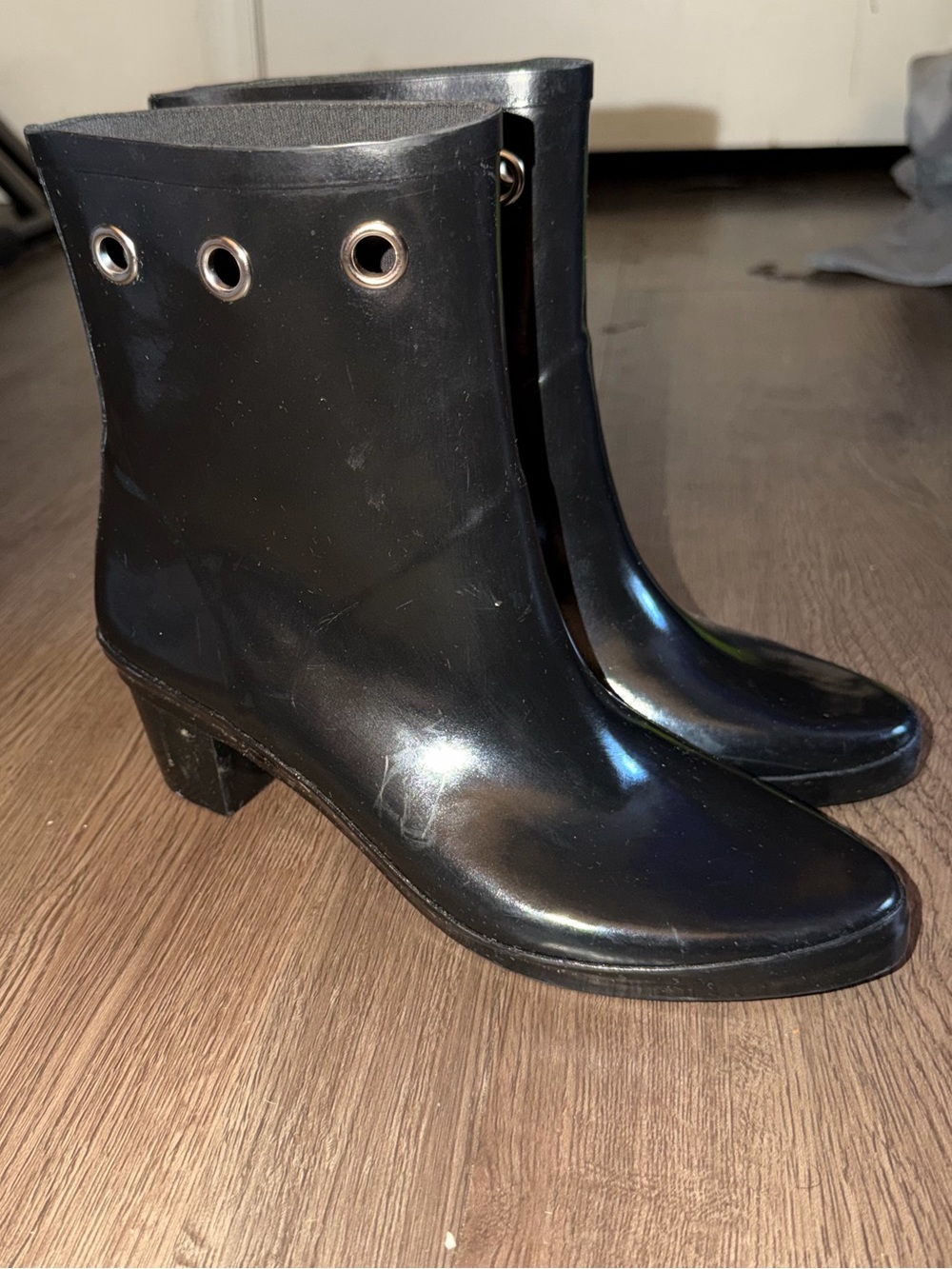 Kate Spade Black Rain Ankle Booties